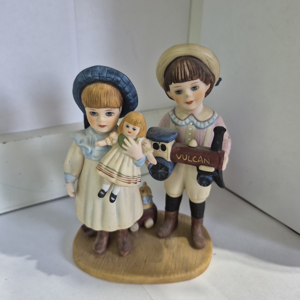 Sharice and Parry Limited Edition Figurine By Jan Hagara Vintage Porcelain 5"